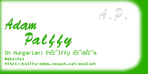 adam palffy business card
